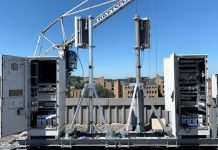 5G basisstation van Vodafone in Maastricht